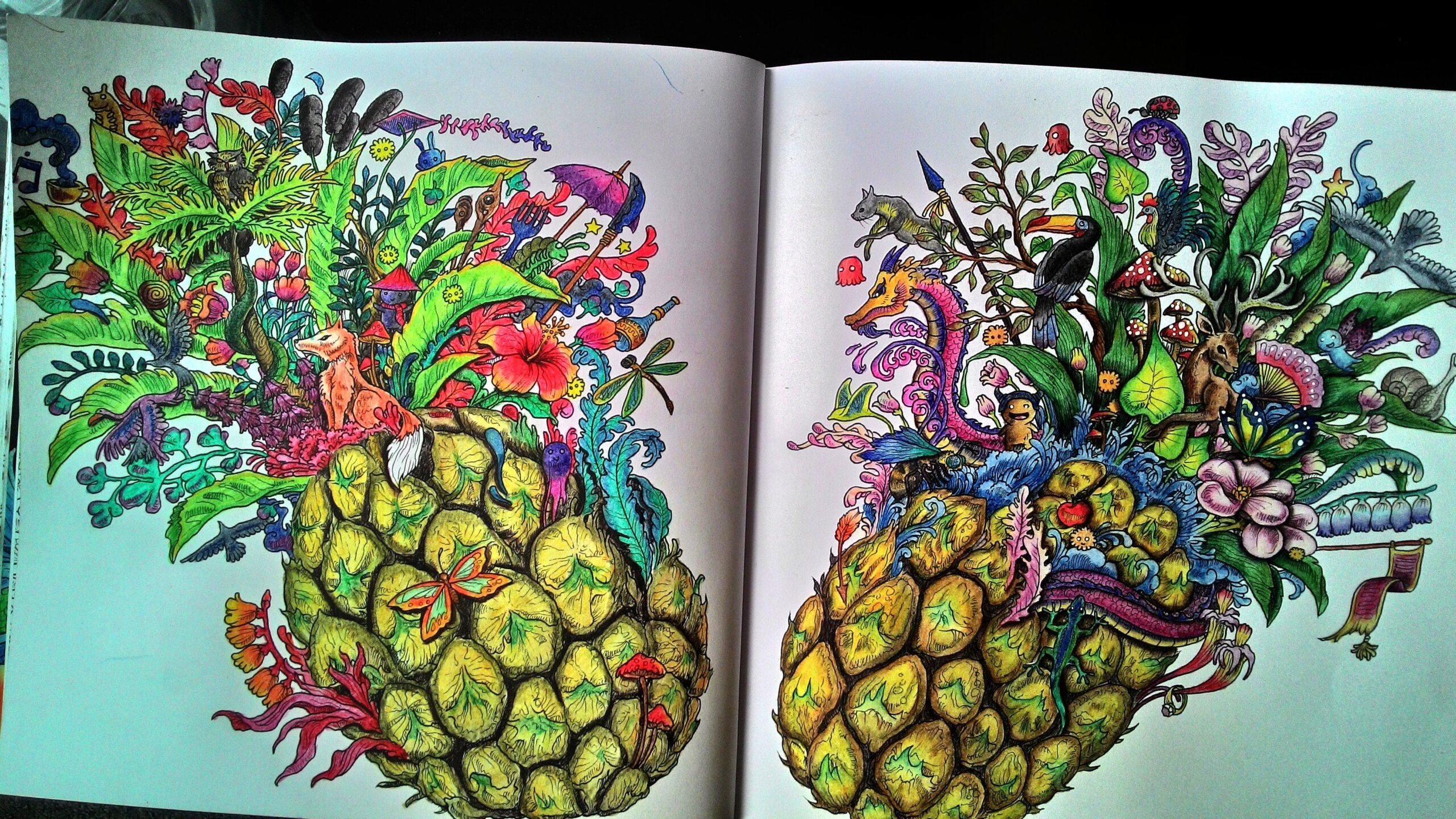 Imagimorphia Colored Pages