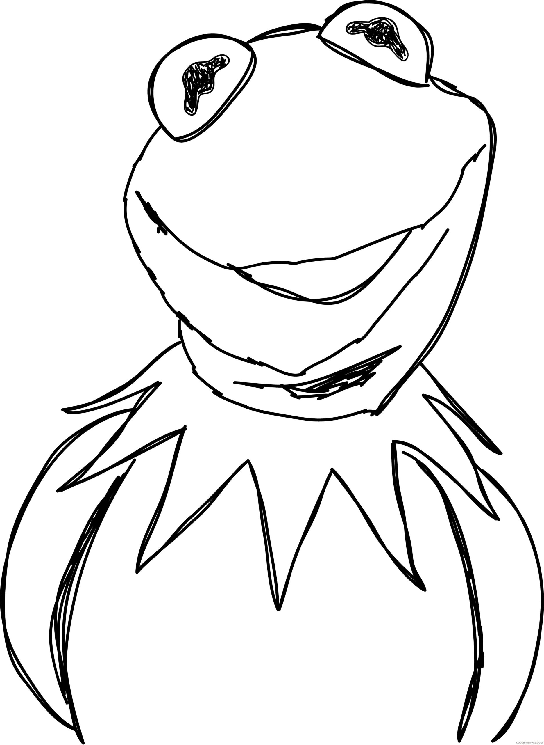 Kermit The Frog Coloring Page