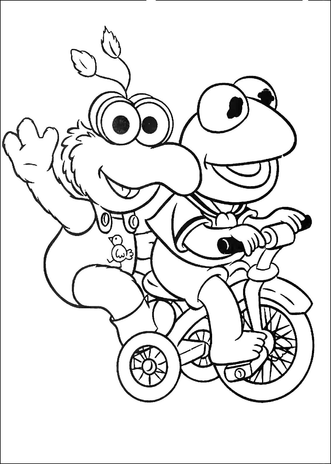 Kermit The Frog Coloring Pages Printable