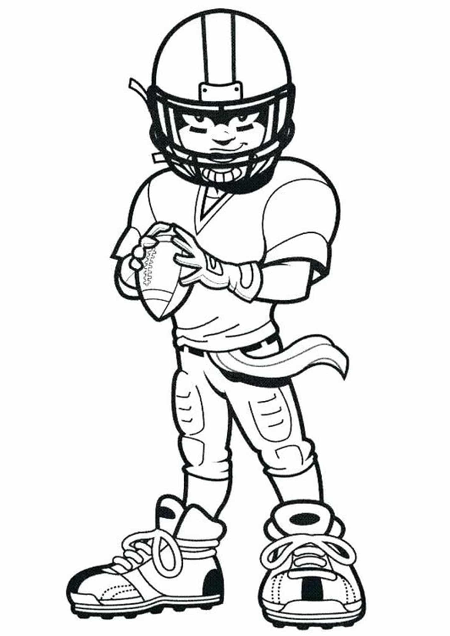 Kids Coloring Pages Football