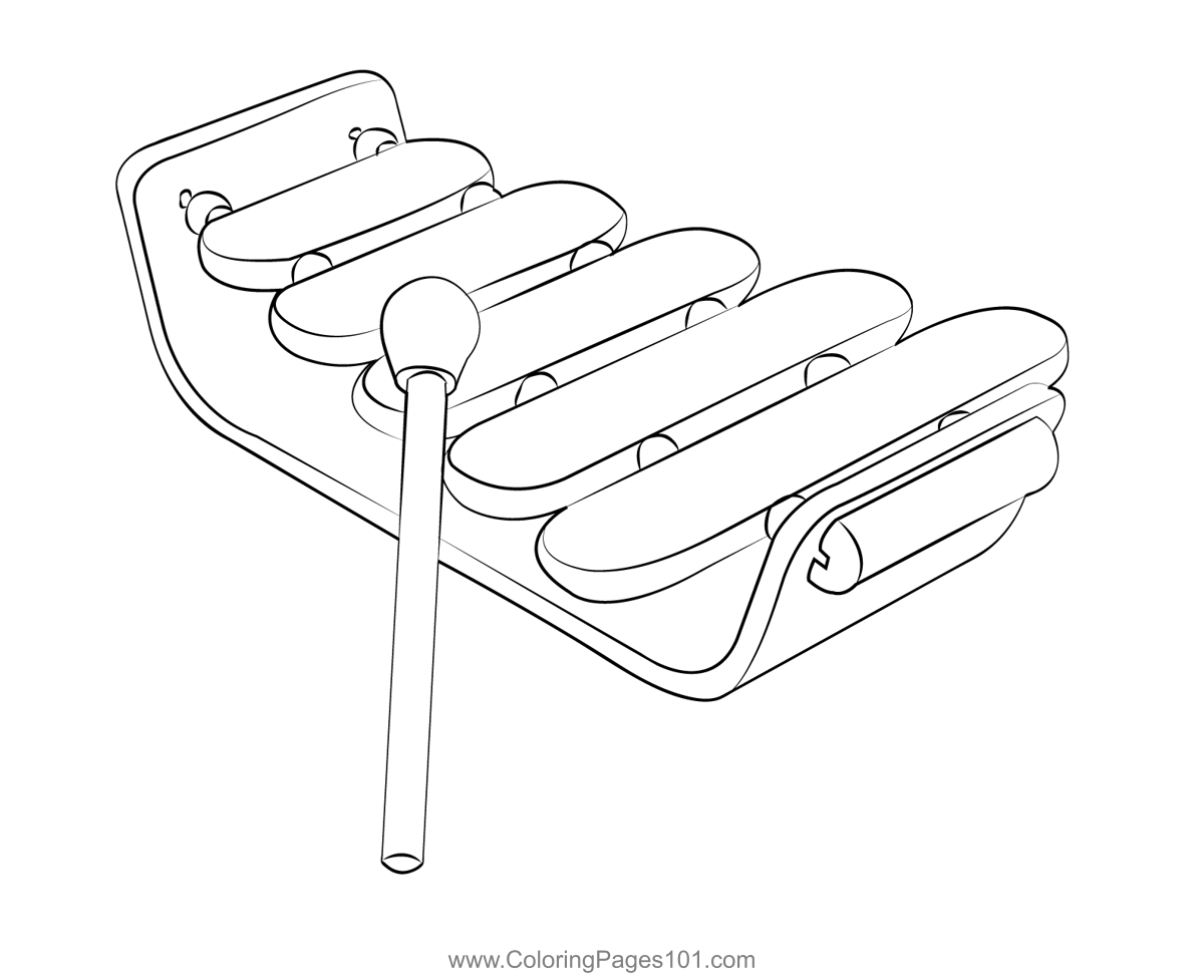 Xylophone Coloring Page
