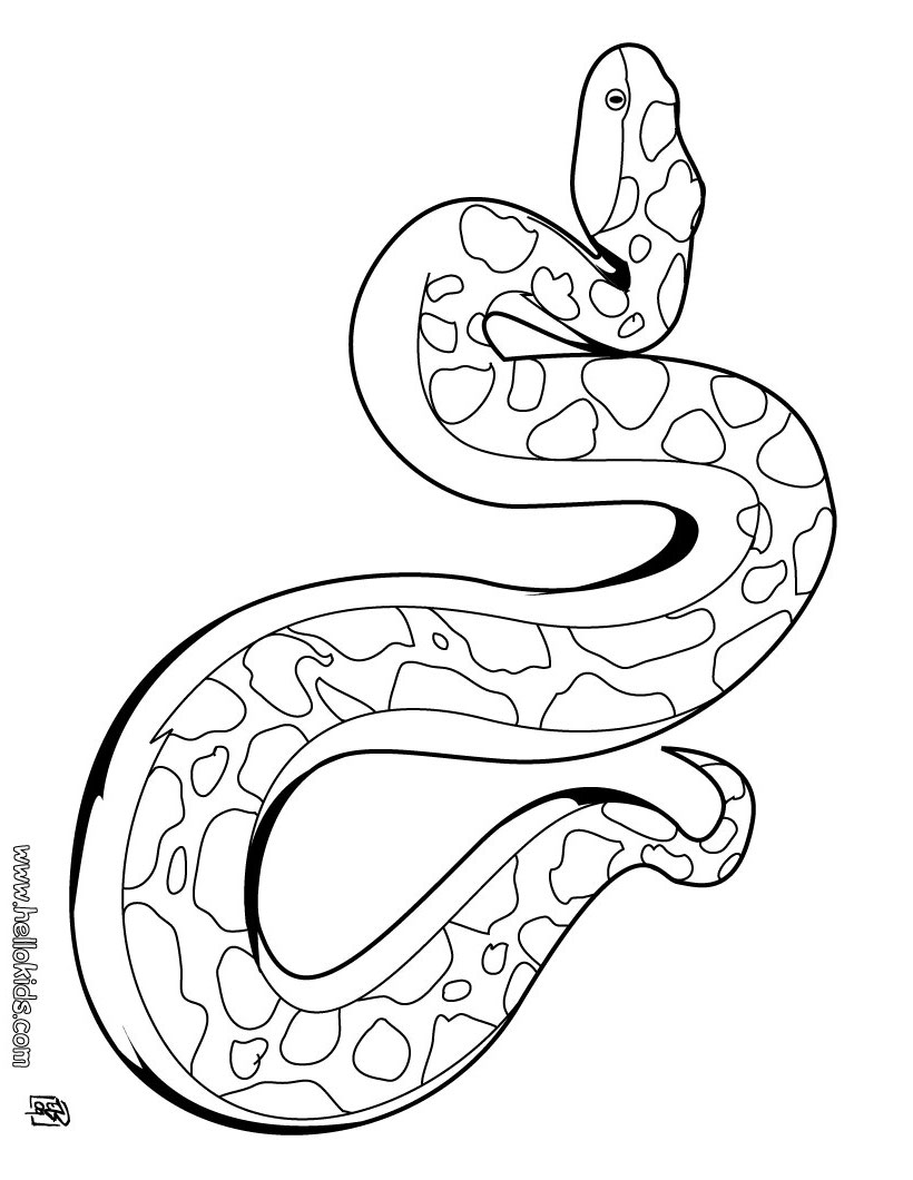 King Cobra Coloring Page