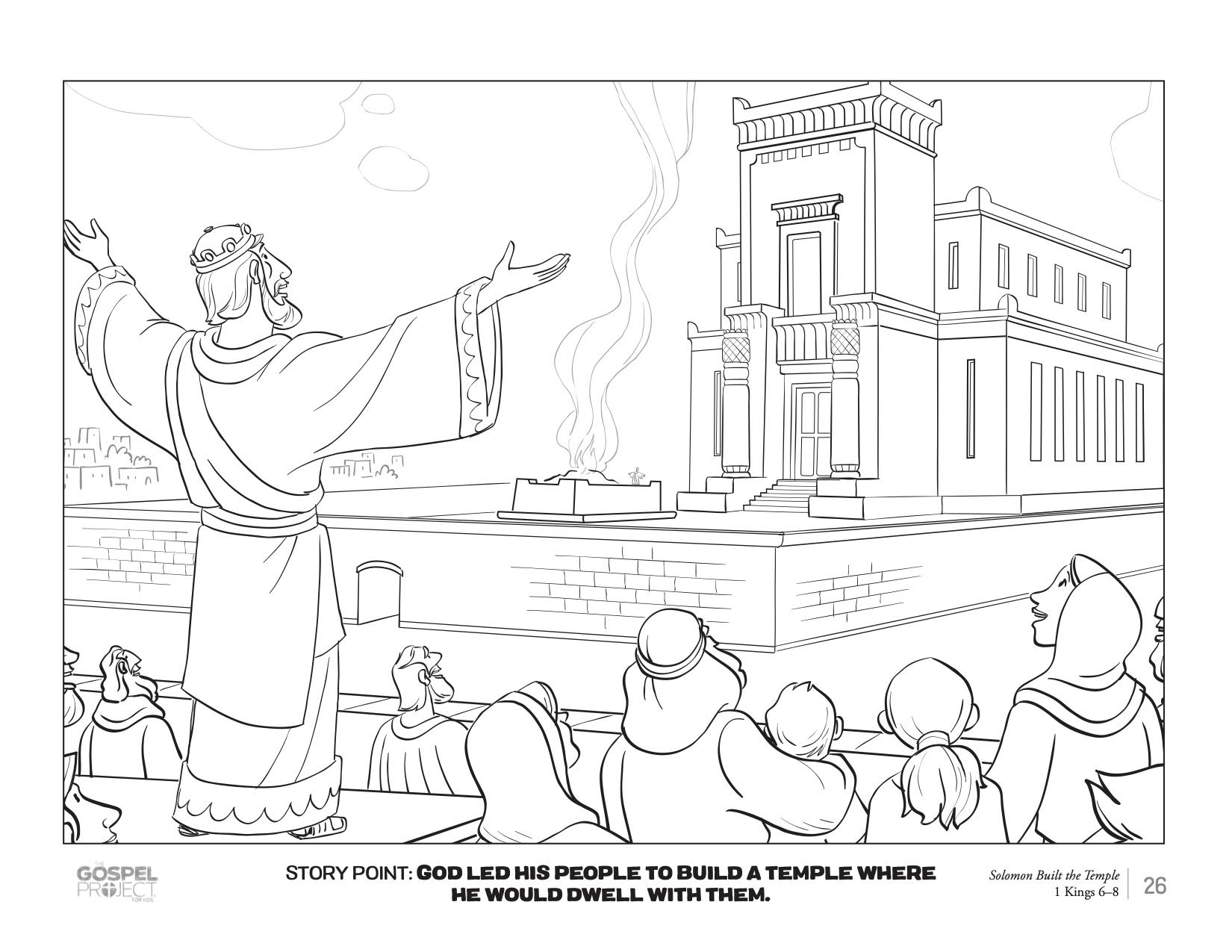 King Solomon Coloring Pages