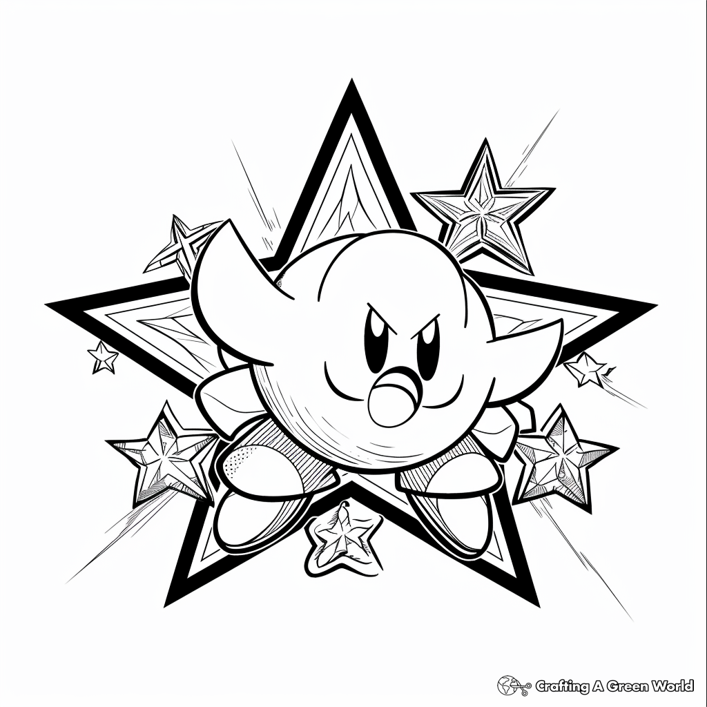 Kirby Coloring Pages Free Printable