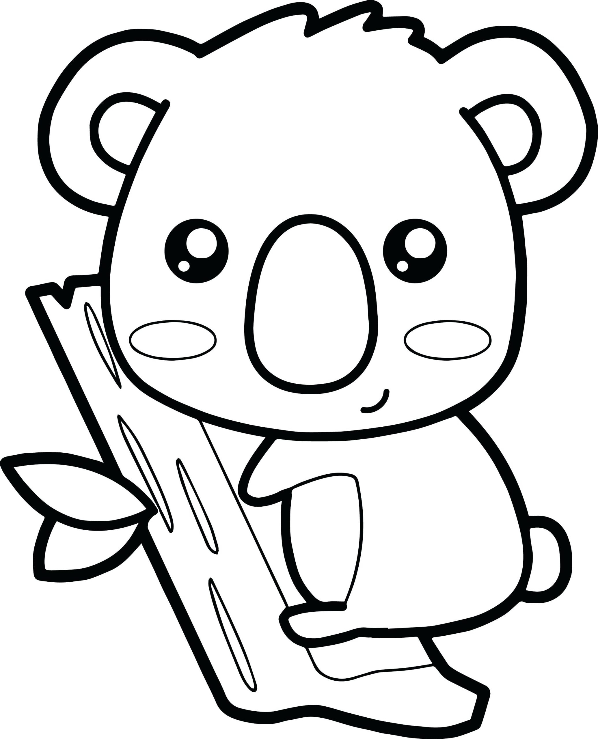Koala Coloring Page