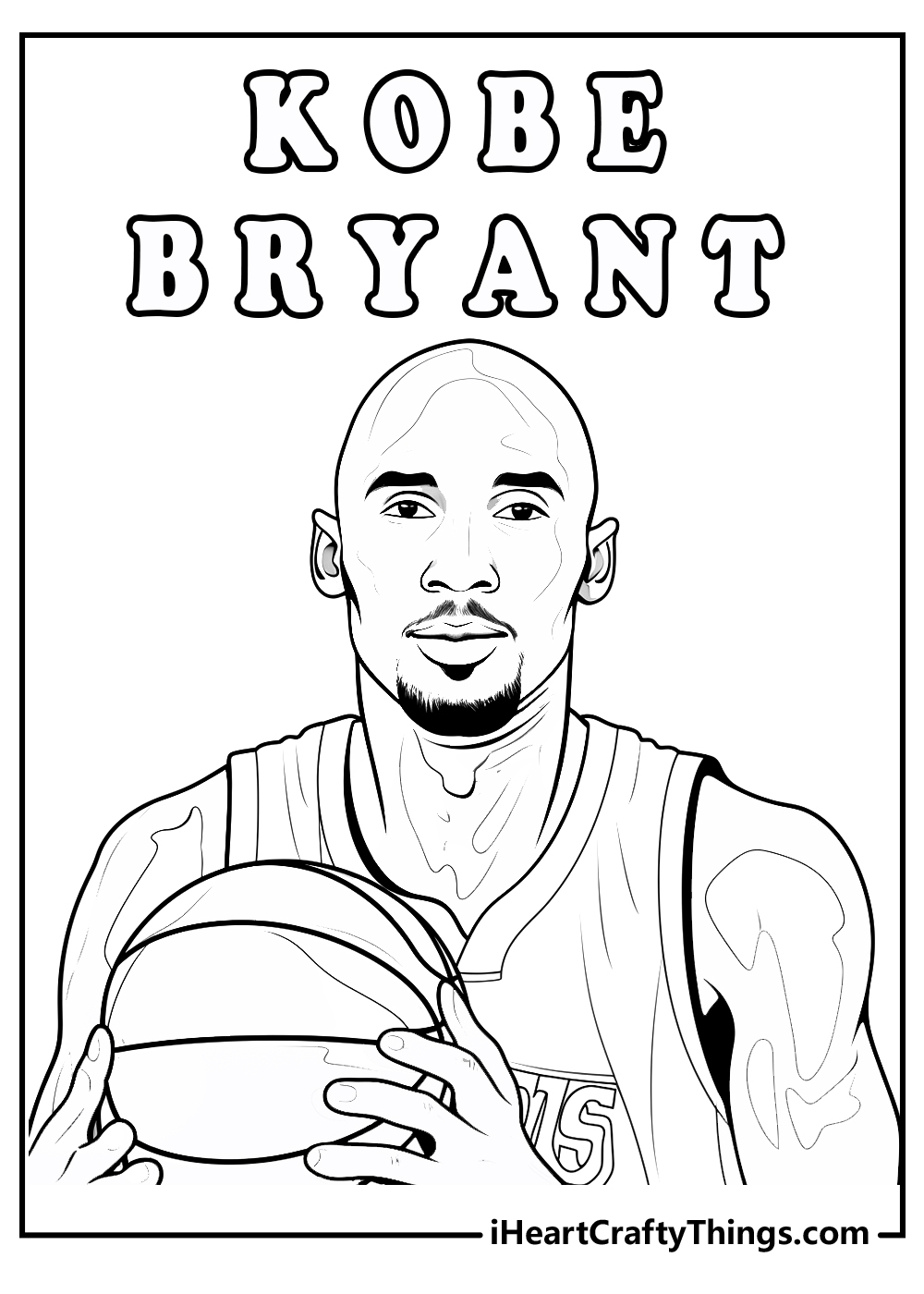Kobe Bryant Coloring Pages 100 Free Printables Oggsync