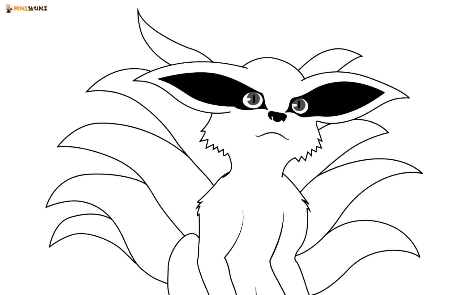 Kurama Coloring Pages Free Printable Coloring Pages