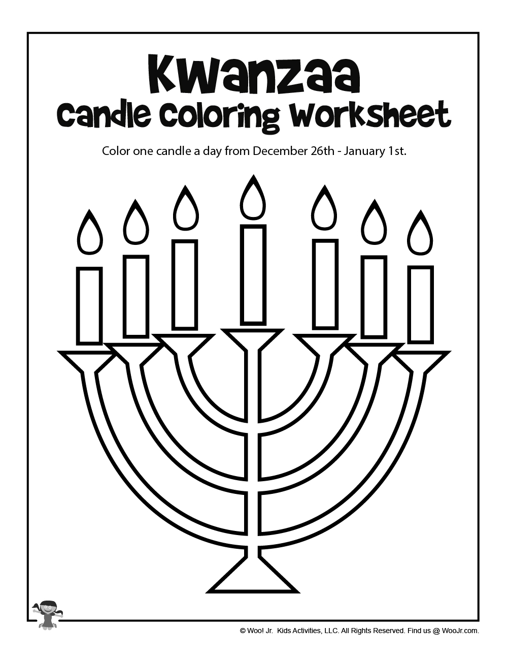 Kwanzaa Coloring Page Kindergarten 297 Best Free SVG File