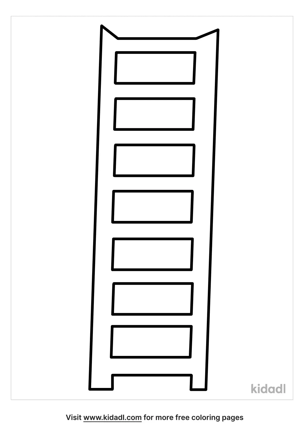 Ladder Coloring Pages