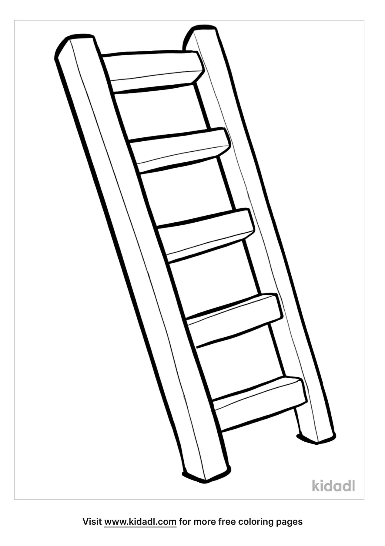 Ladder Coloring Pages