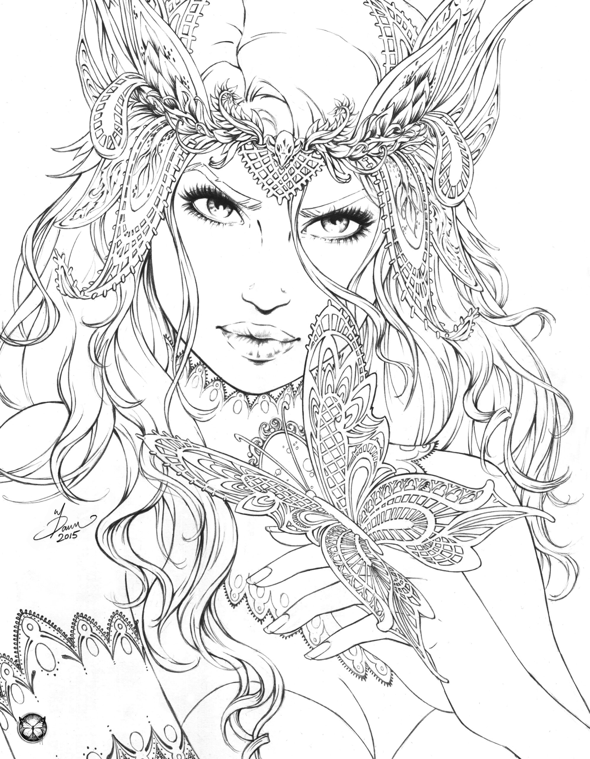 Lady Death Coloring Book Coloring Pages