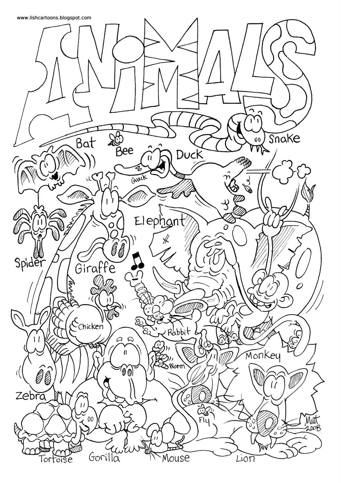 Land Animals Coloring Pages At GetColorings Free Printable Colorings Pages To Print And Color