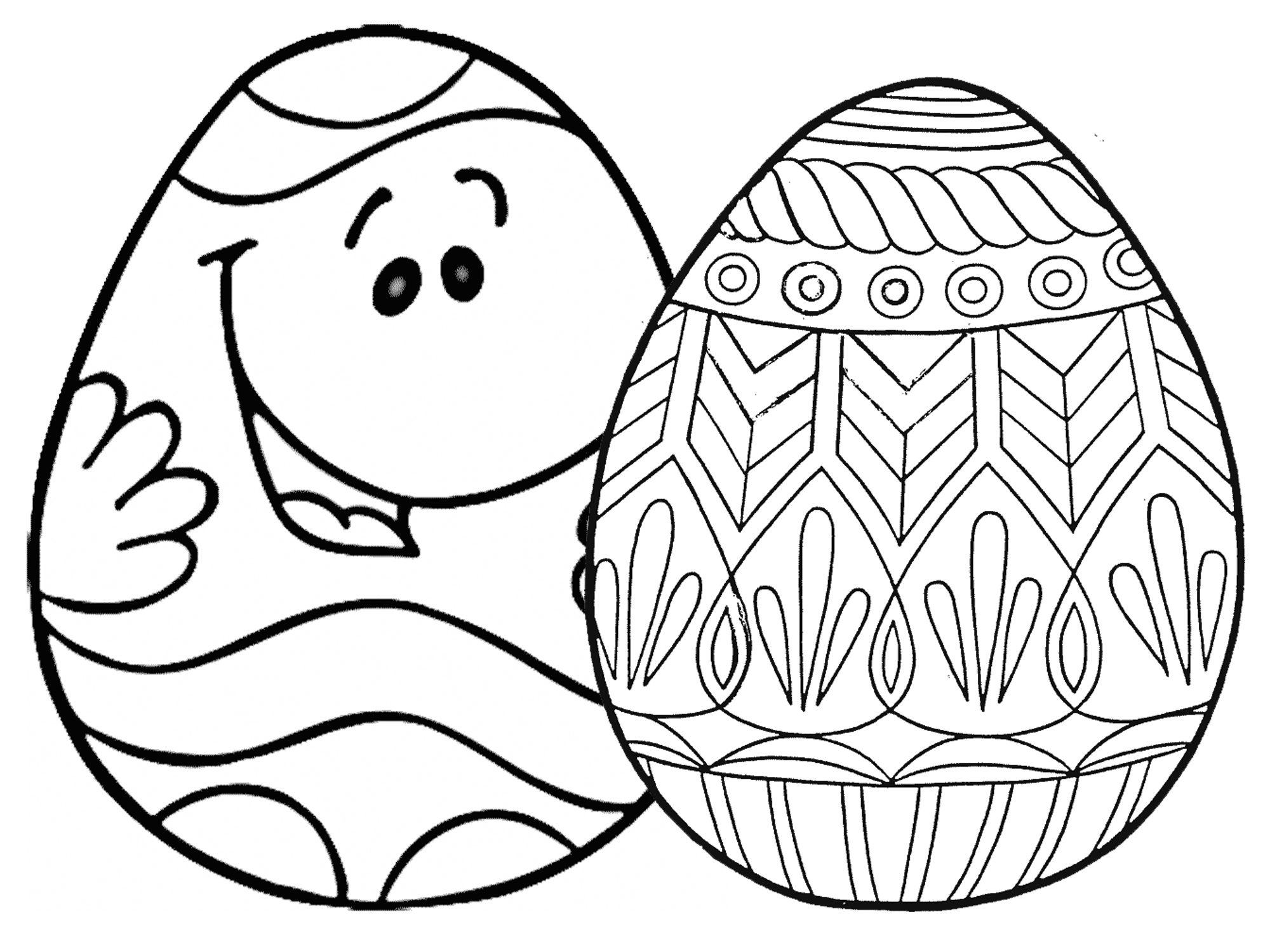 Large Easter Egg Coloring Pages At GetColorings Free Printable Colorings Pages To Print