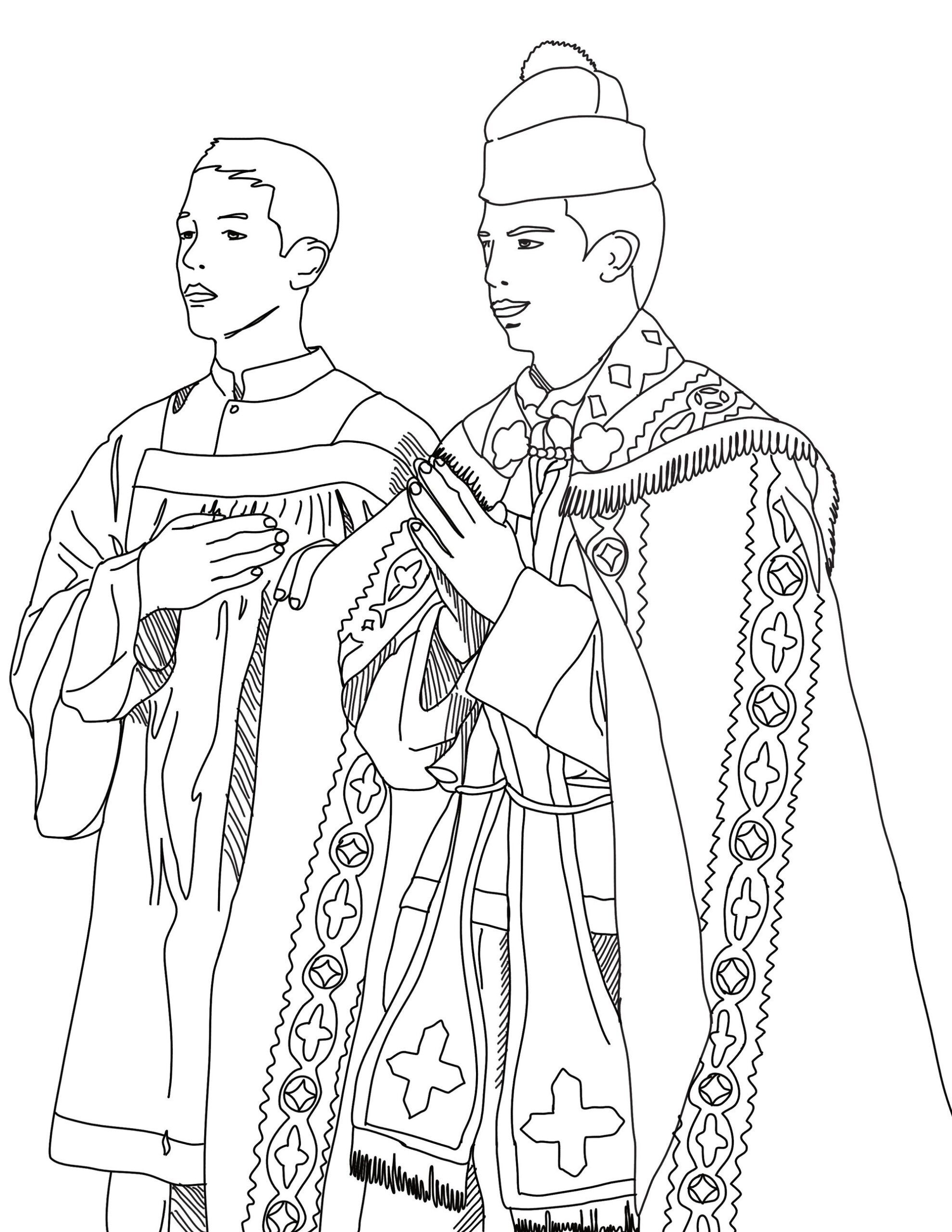 Catholic Mass Coloring Pages