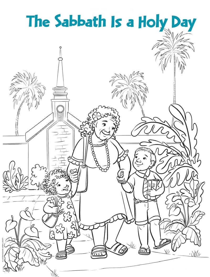 Latter Day Saints LDS Coloring Pages