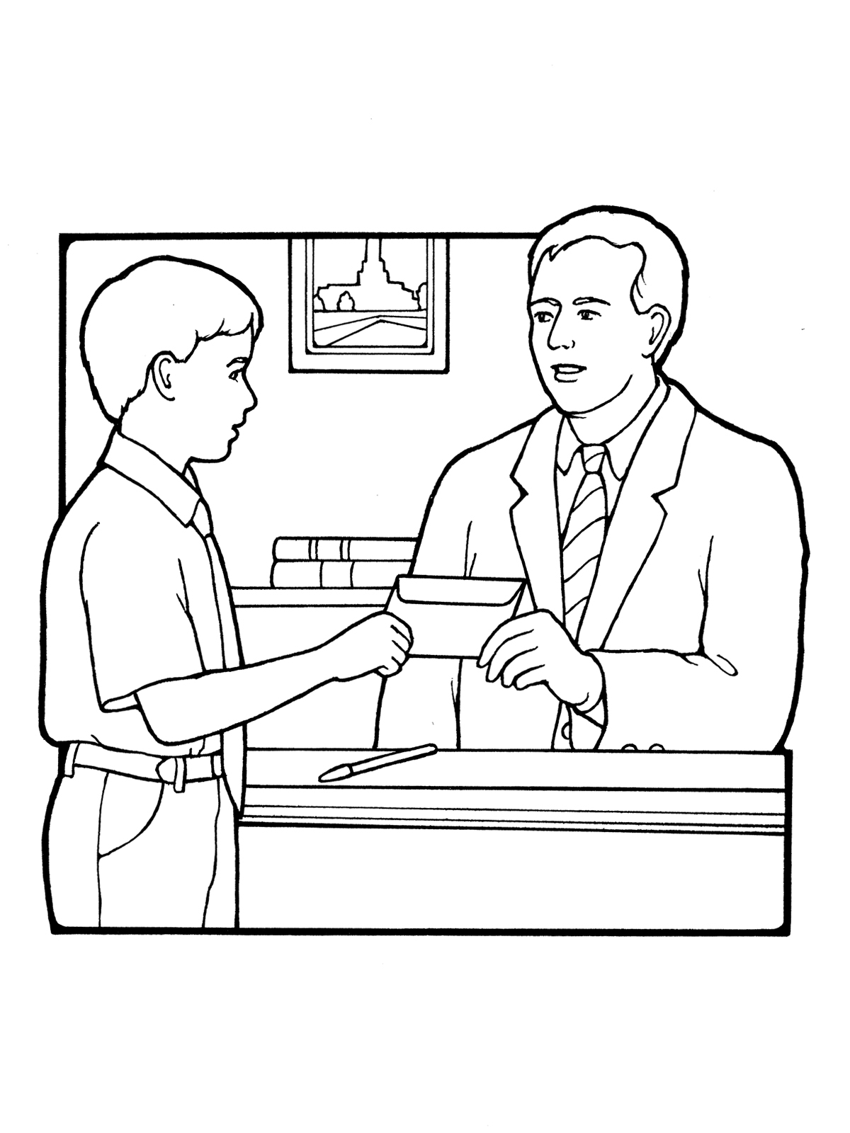 Lds Tithing Coloring Pages Printable Sketch Coloring Page