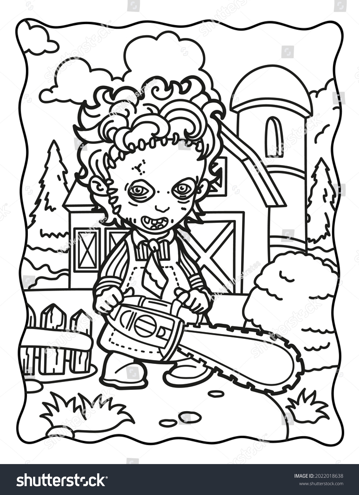 Leatherface Coloring Pages