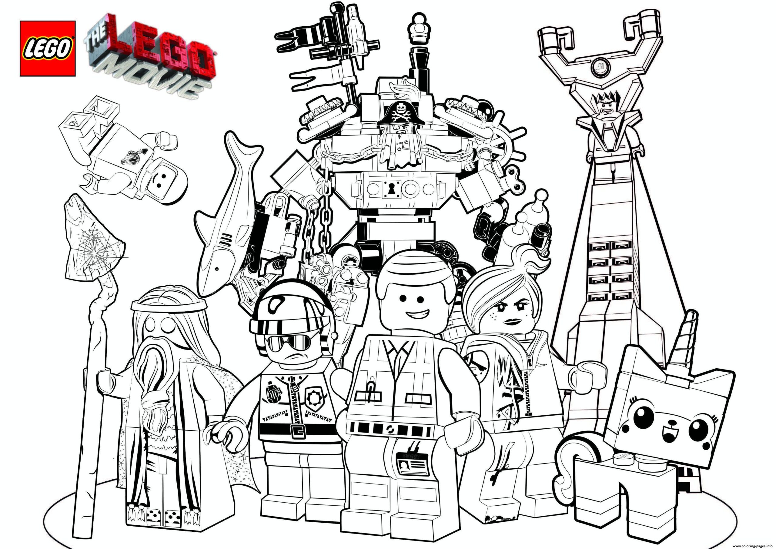 Lego 3 Marvel The Movie 2017 Coloring Page Printable
