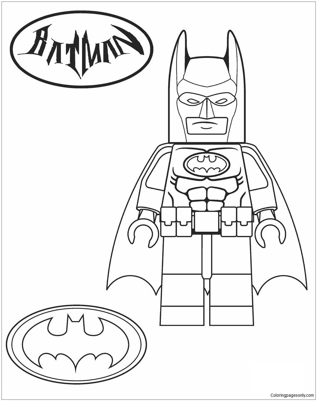 Lego Batman 7 Coloring Page Free Printable Coloring Pages