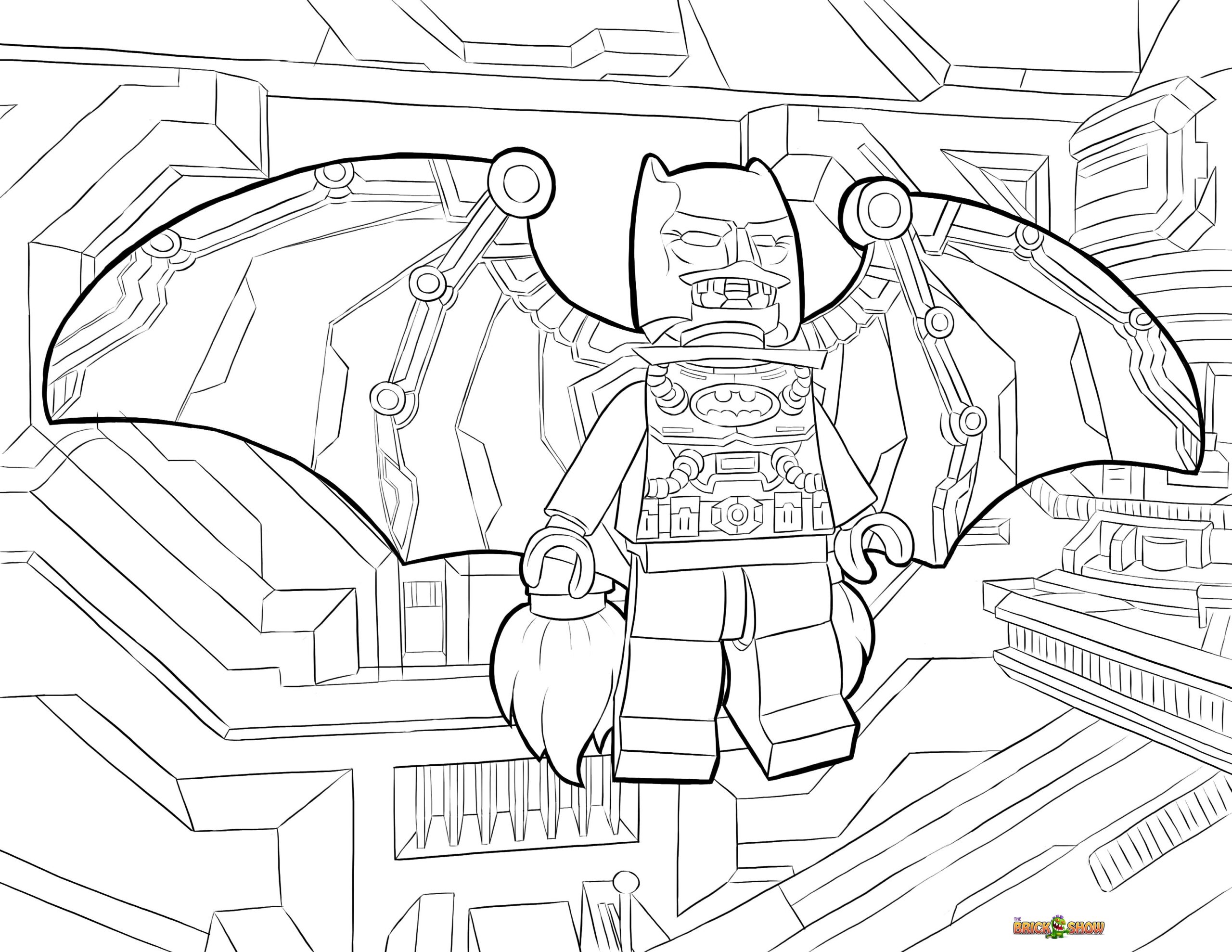 Lego Batman Coloring Pages To Download And Print For Free