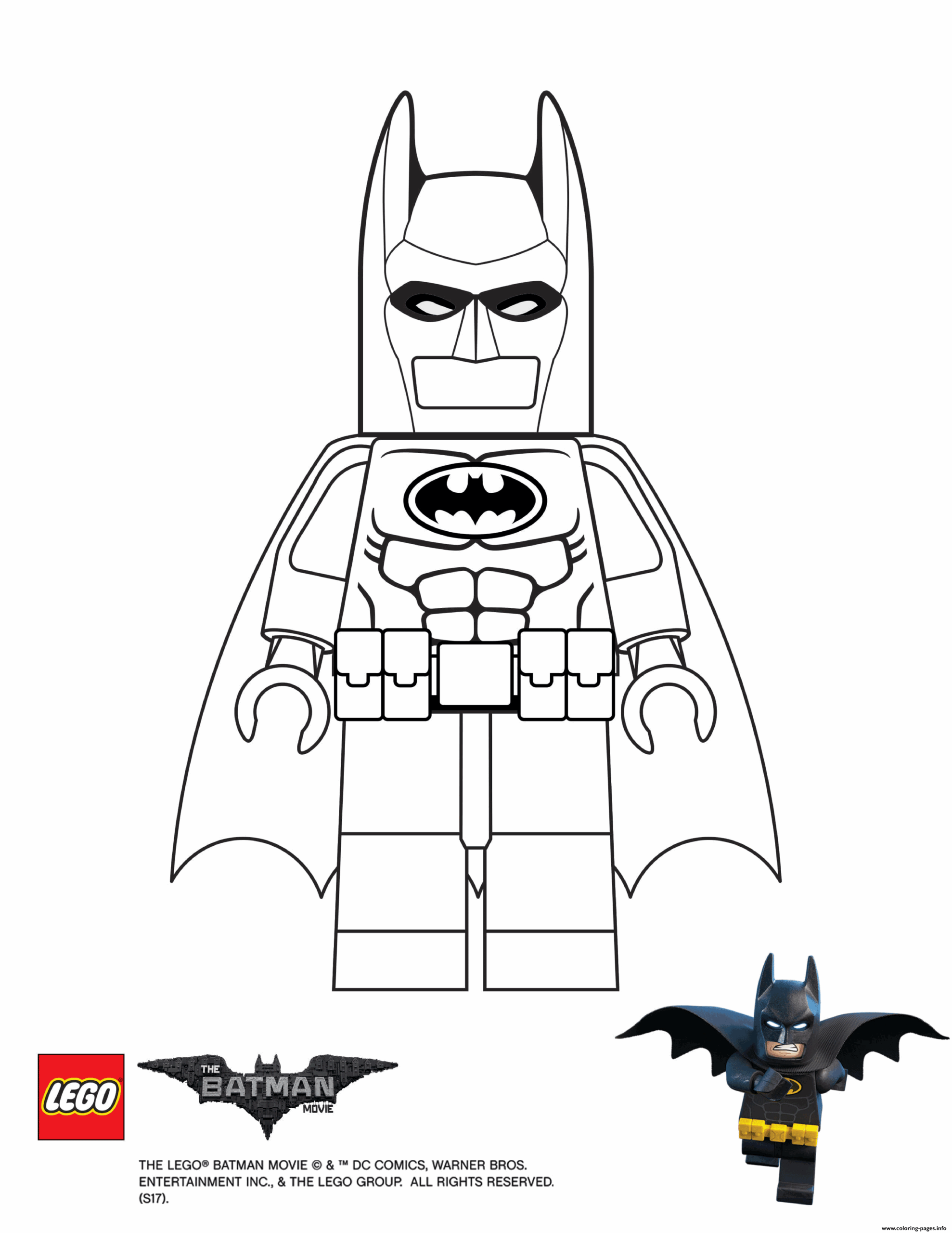 Lego Batman Printable Coloring Pages
