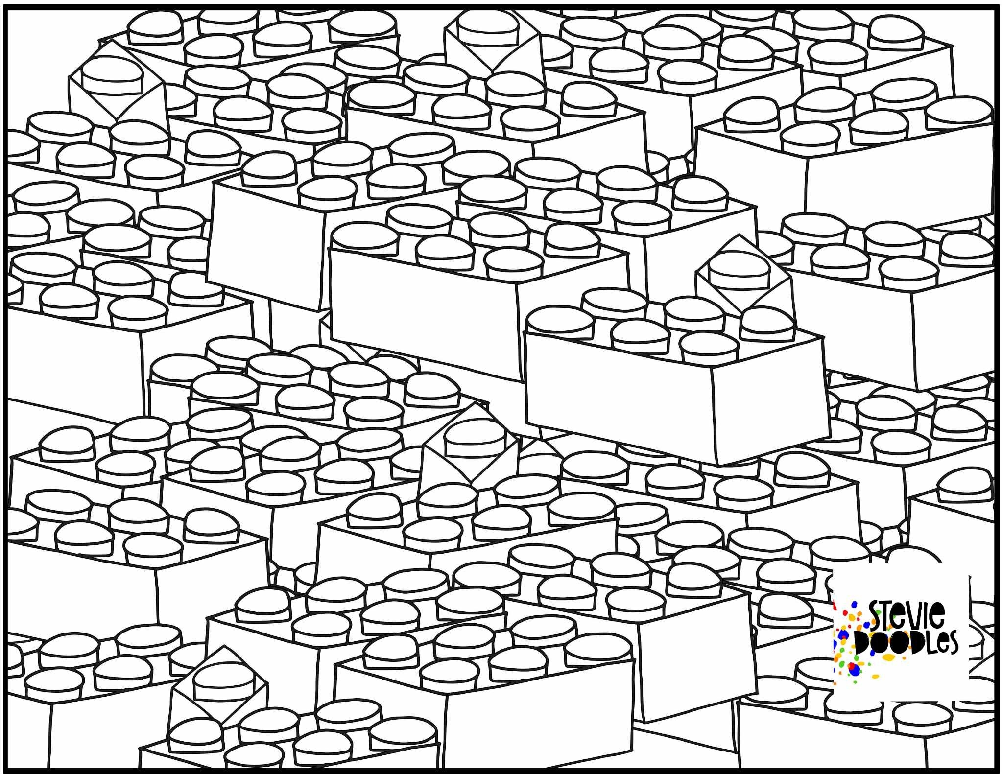 Lego Brick Coloring Pages