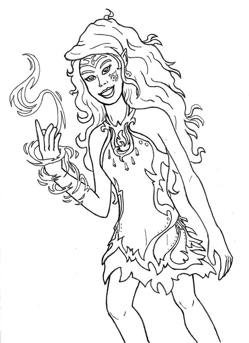 Lego Elves Coloring Pages