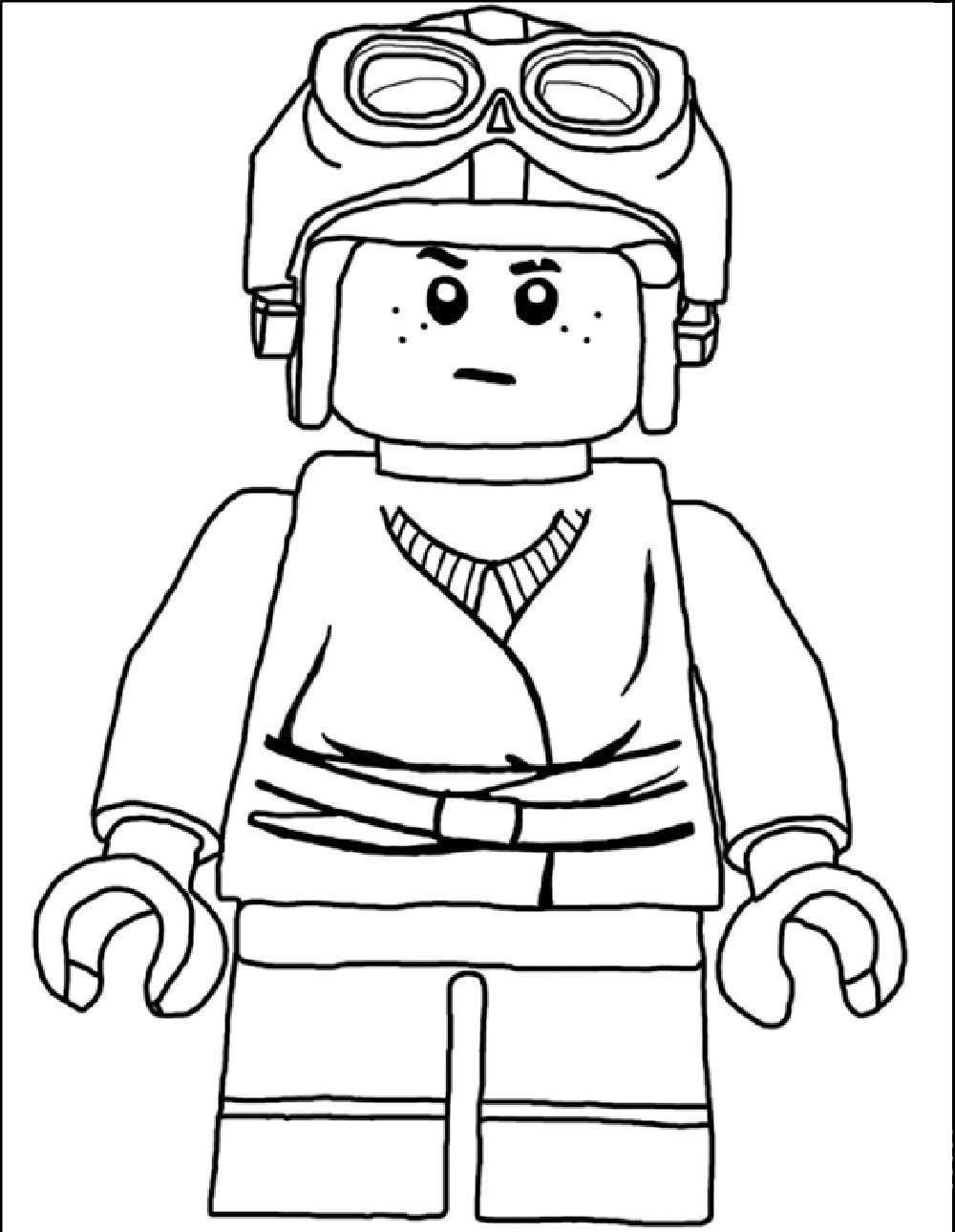 Lego Luke Skywalker Coloring Pages Coloring Home