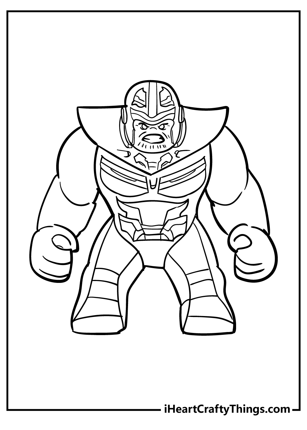 Lego Marvel Coloring Pages