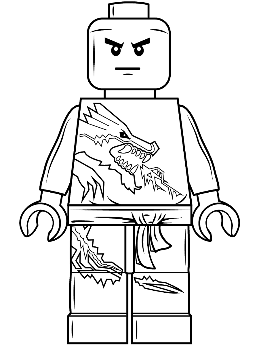 Lego Ninjago Lloyd Coloring Page Free Printable Coloring Pages For Kids