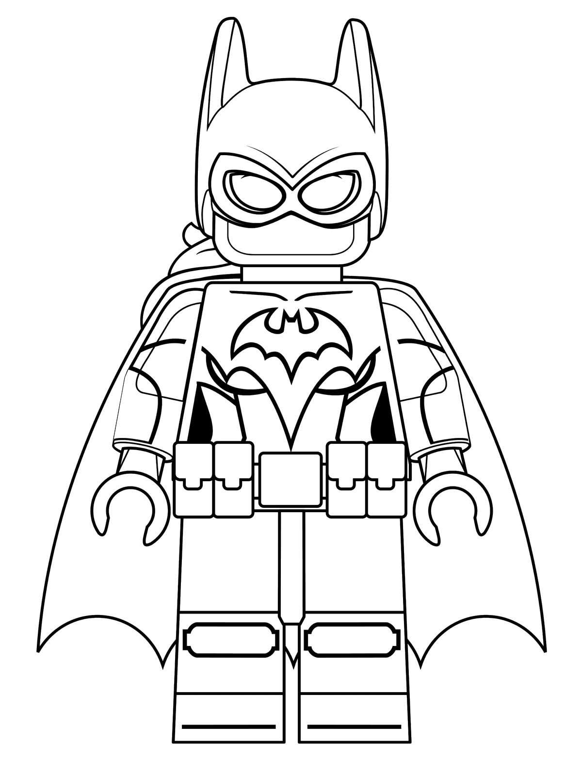 Lego Christmas Coloring Pages