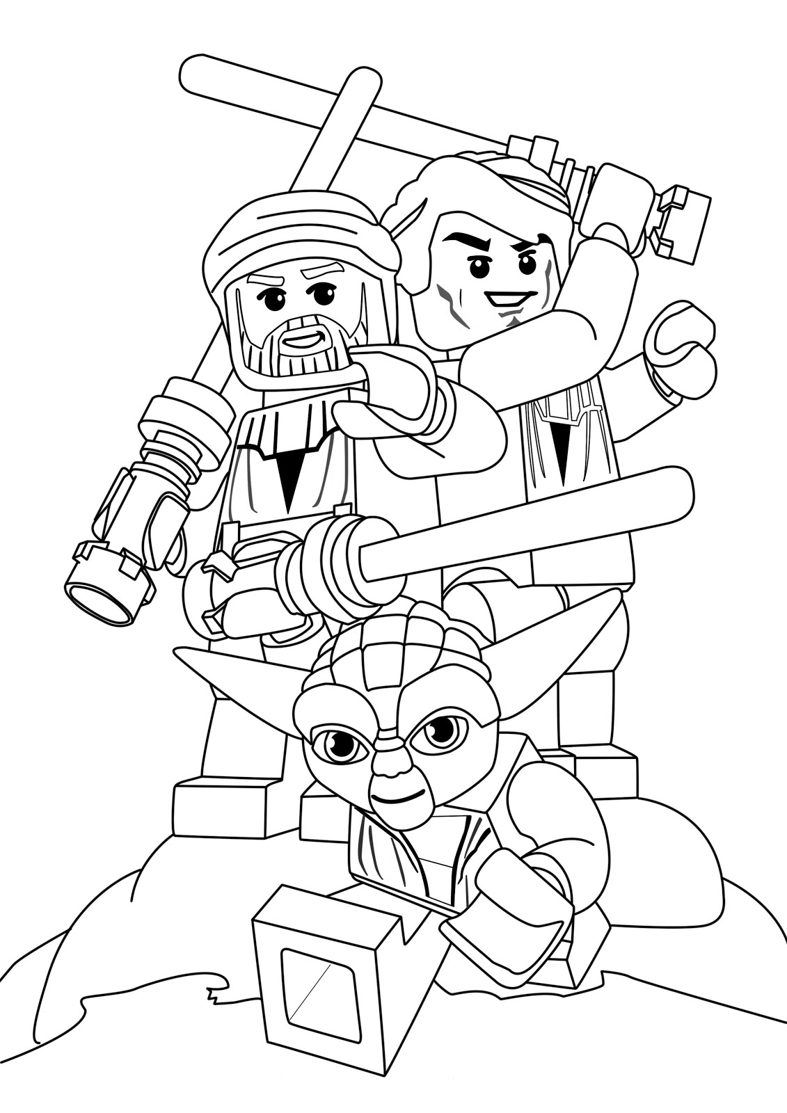 Legos Coloring Pages