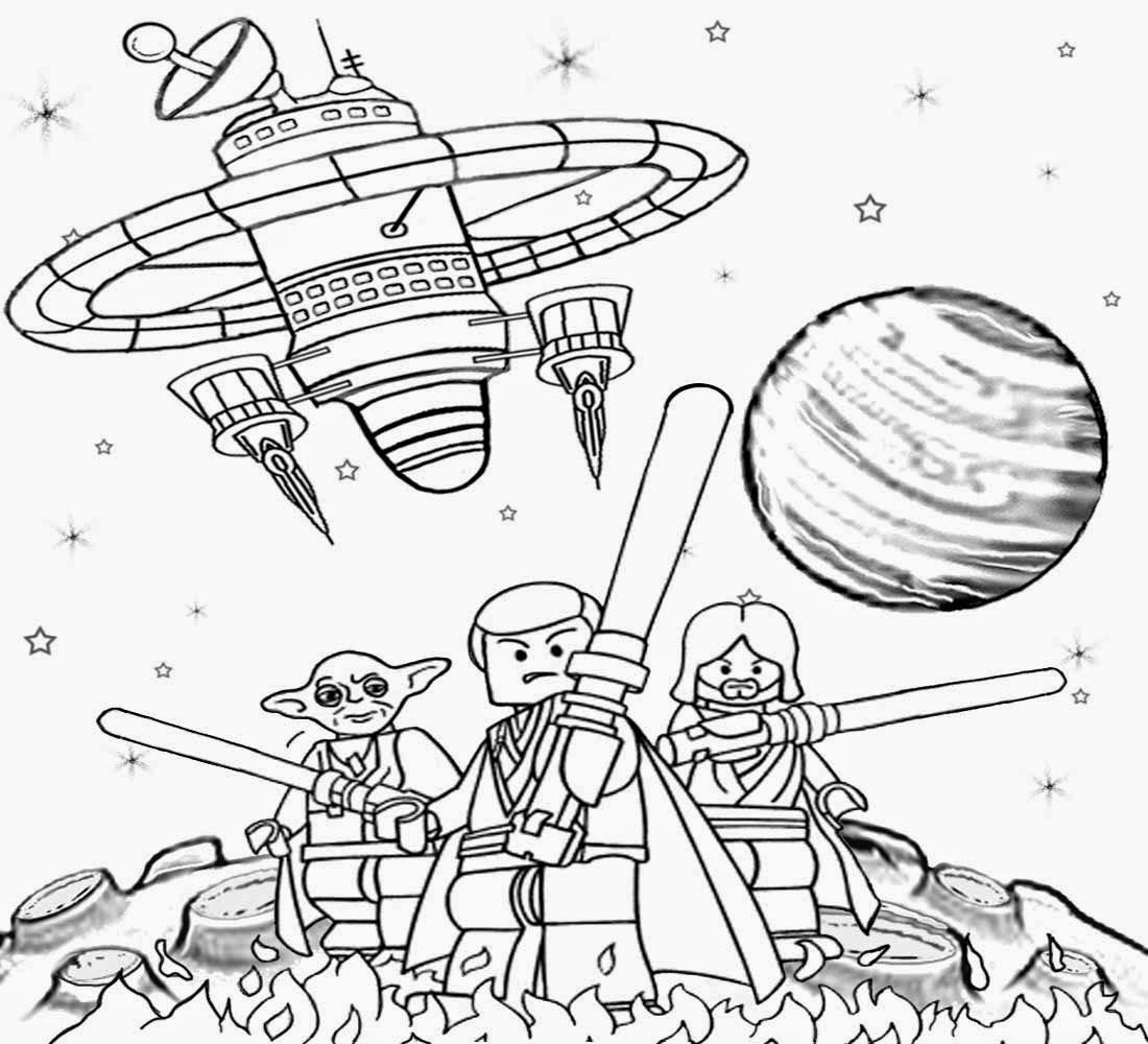 Lego Star Wars Coloring Sheets Coloring Home