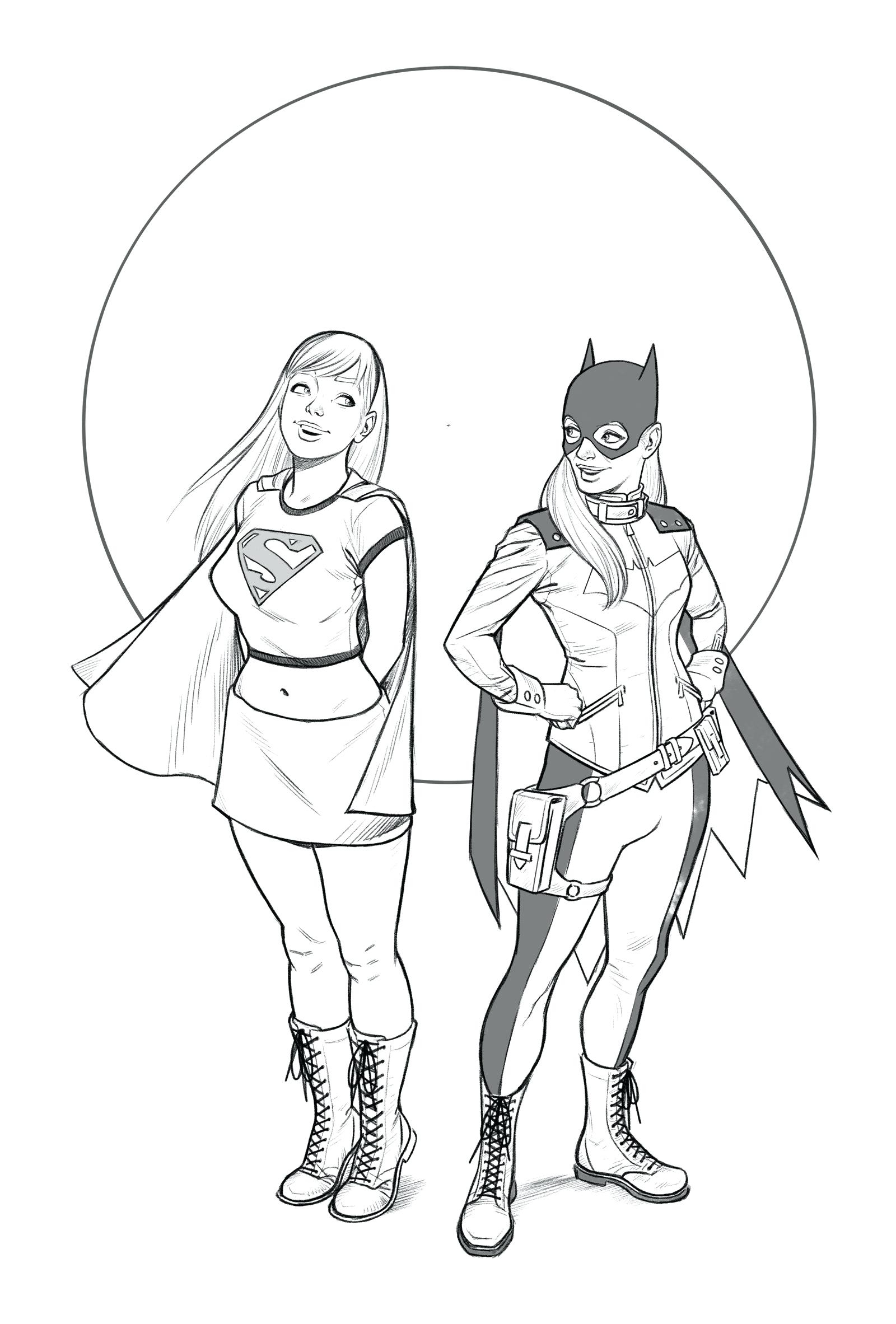 Lego Supergirl Pages Coloring Pages