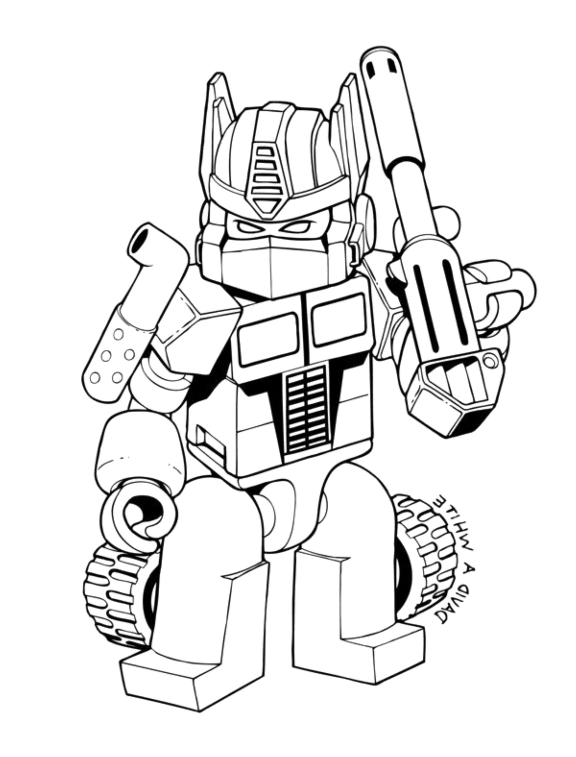 Lego Transformers Coloring Pages Printable Kids Colouring Pages Coloring Home
