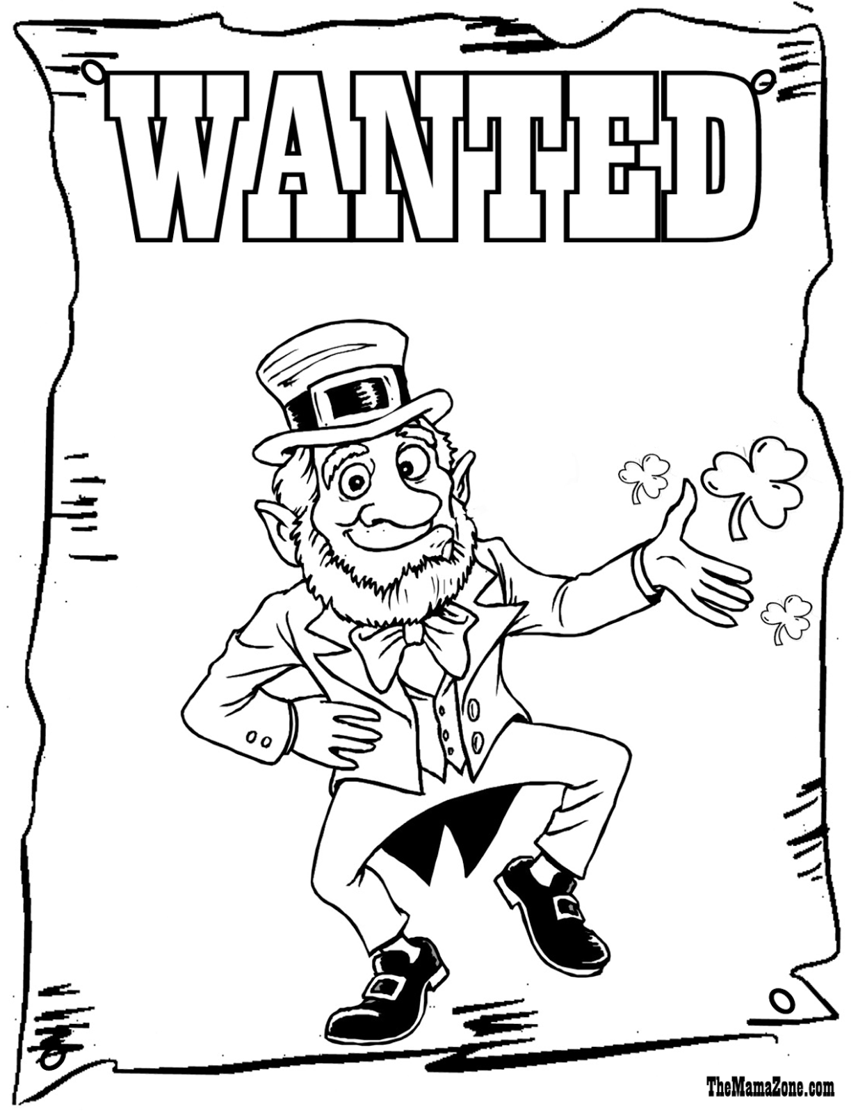 Leprechaun Coloring Pages 1 Coloring Kids Coloring Kids