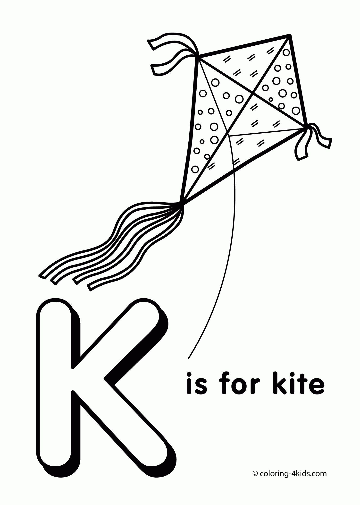 Letter K Coloring Page Alphabet Coloring Pages Alphabet Activities Alphabet Letters
