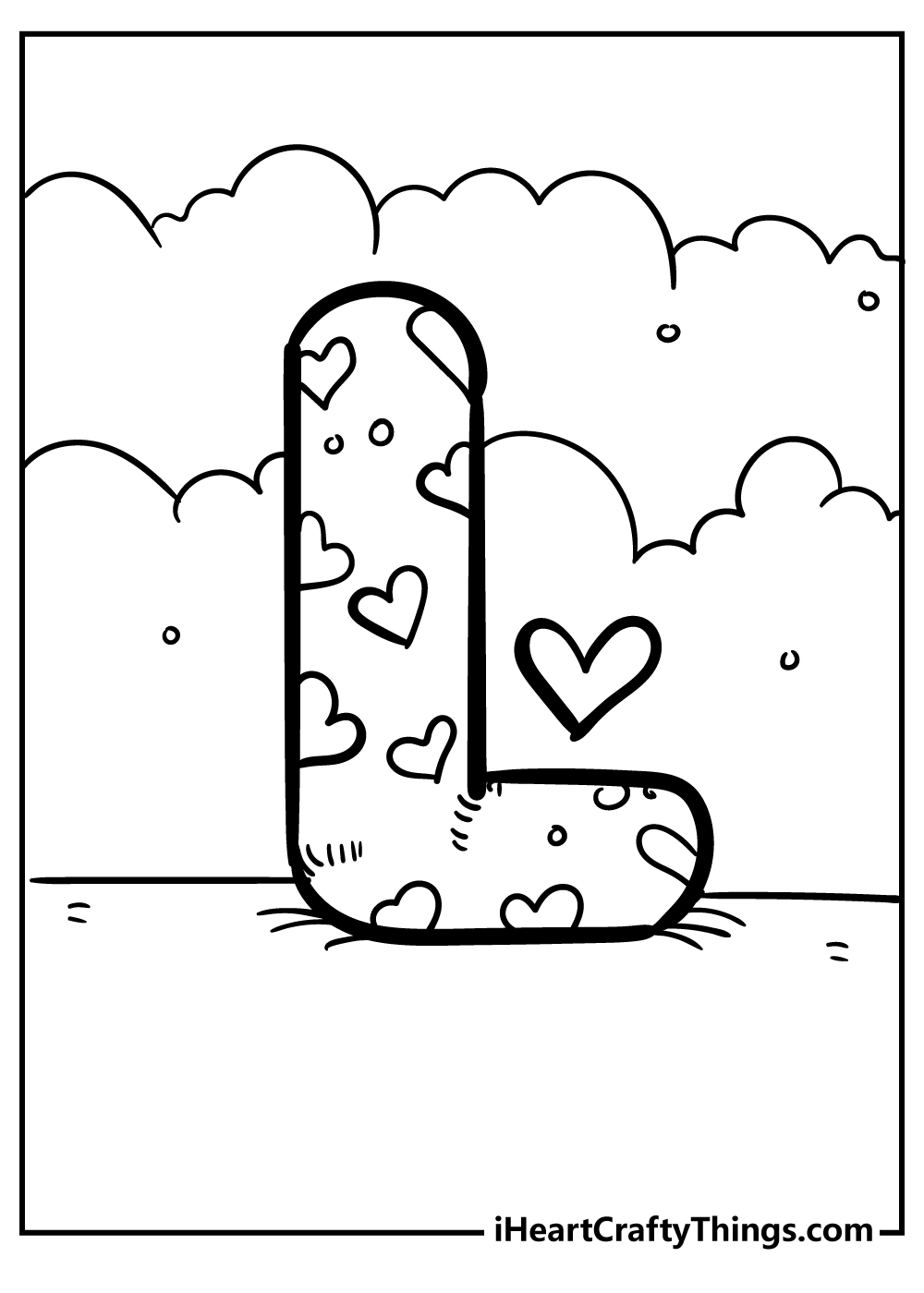 Letter L Coloring Pages