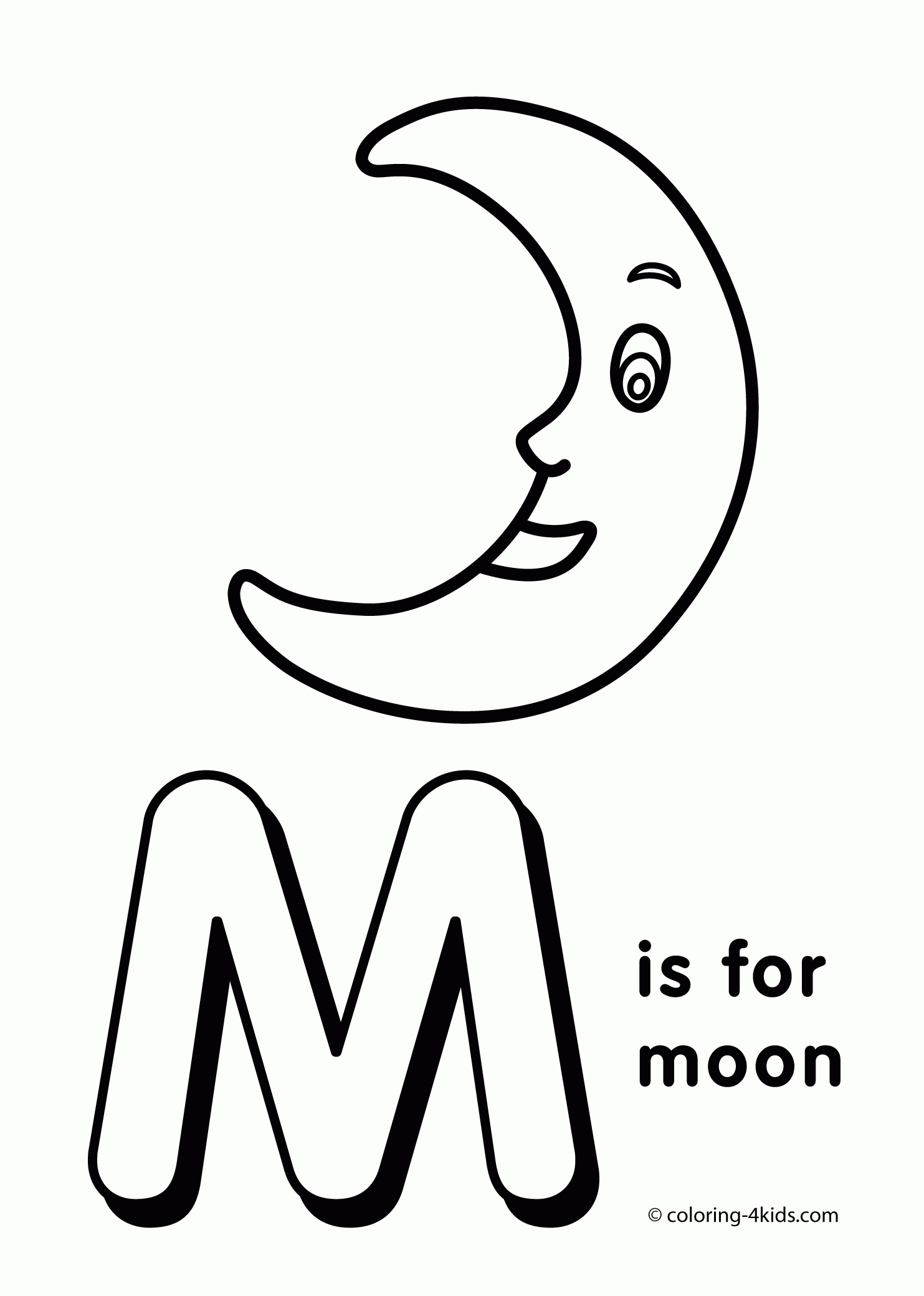 Letter M Coloring Page Alphabet Coloring Pages Alphabet Activities Alphabet Letters