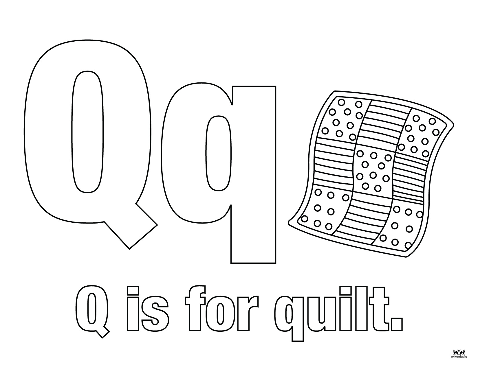 Letter Q Coloring Pages 15 FREE Pages Printabulls