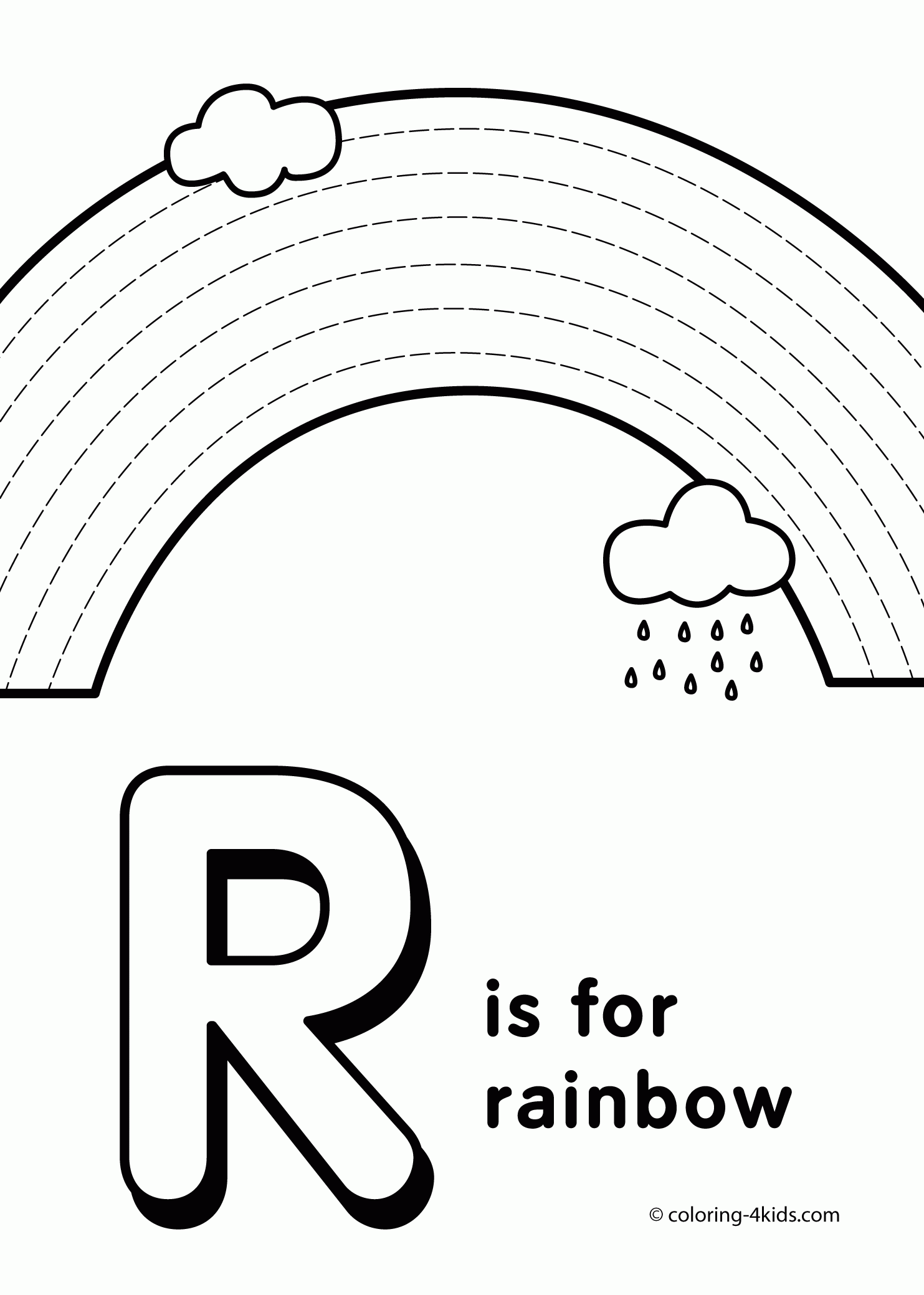 Letter R Coloring Pages Alphabet Coloring Pages R Letter Words For Kids Printable Coloring