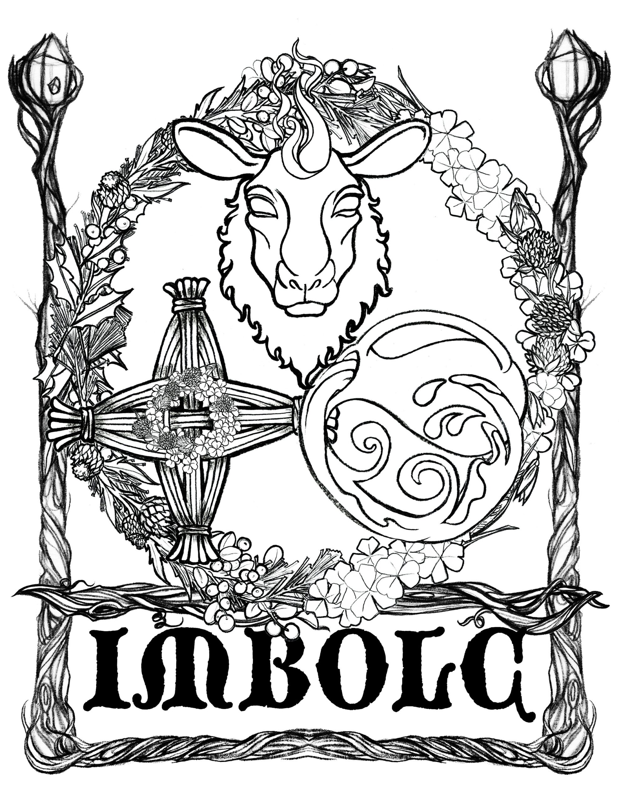 Beltane Coloring Pages
