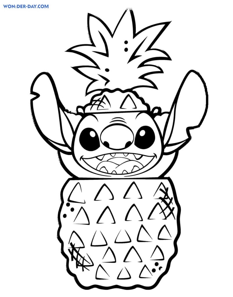 Lilo And Stitch Coloring Pages Printable Coloring Pages For Kids