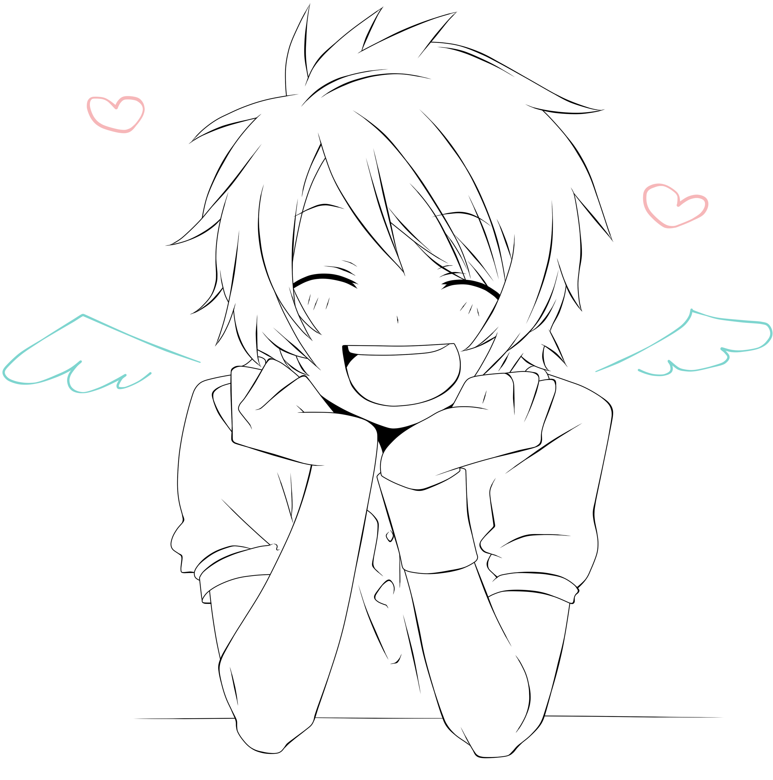 Lineart Otoya Anime Lineart Manga Coloring Book Anime Drawings