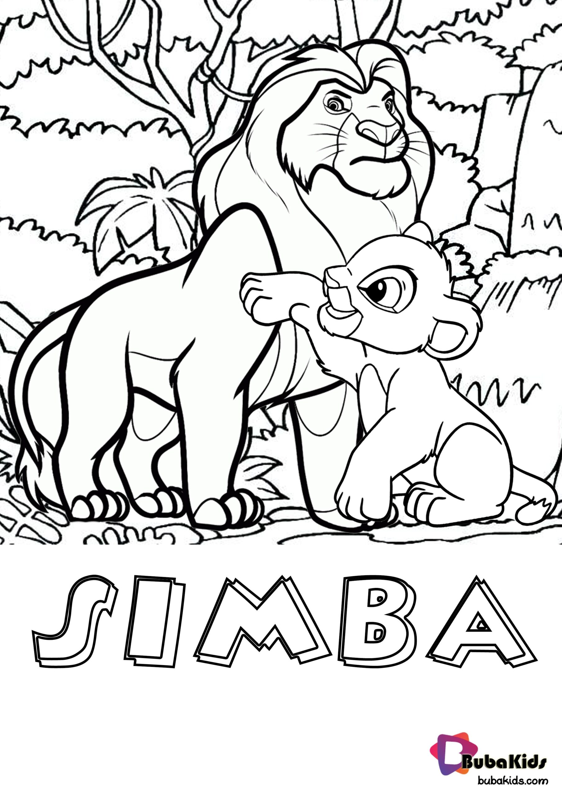 Lion King Free Coloring Pages