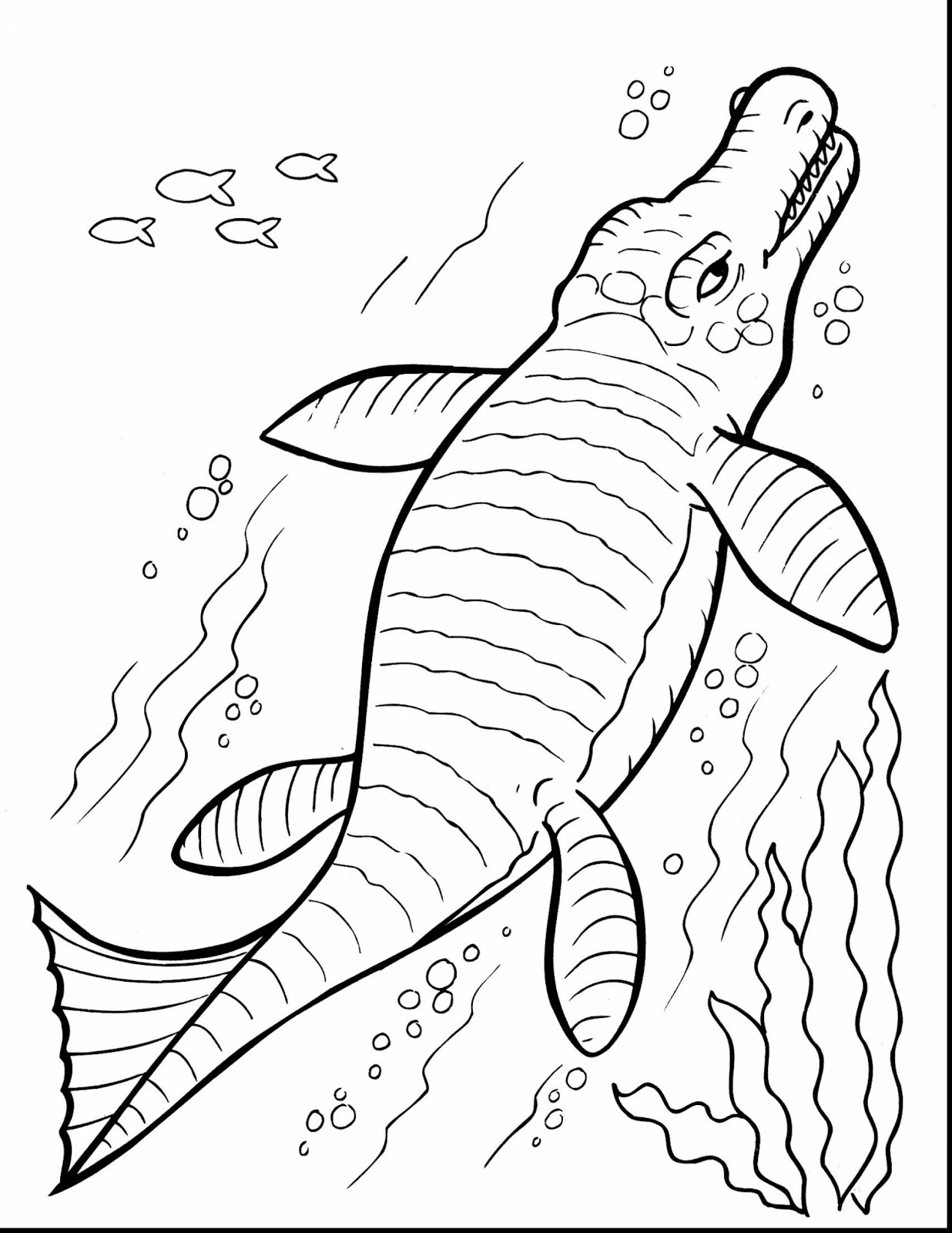 Liopleurodon Coloring Sheet Animal Best Coloring Pages For Kids