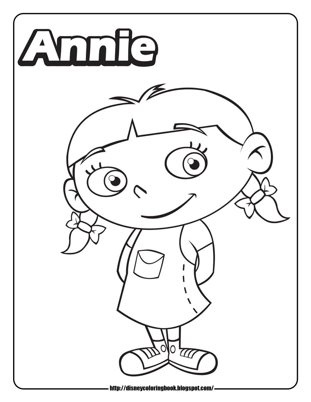 Little Einstein Coloring Pages