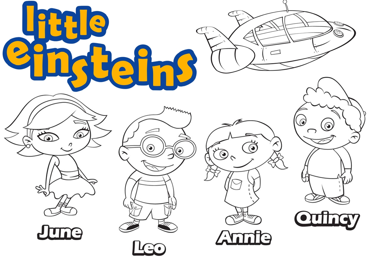 Little Einsteins Disney Coloring Page