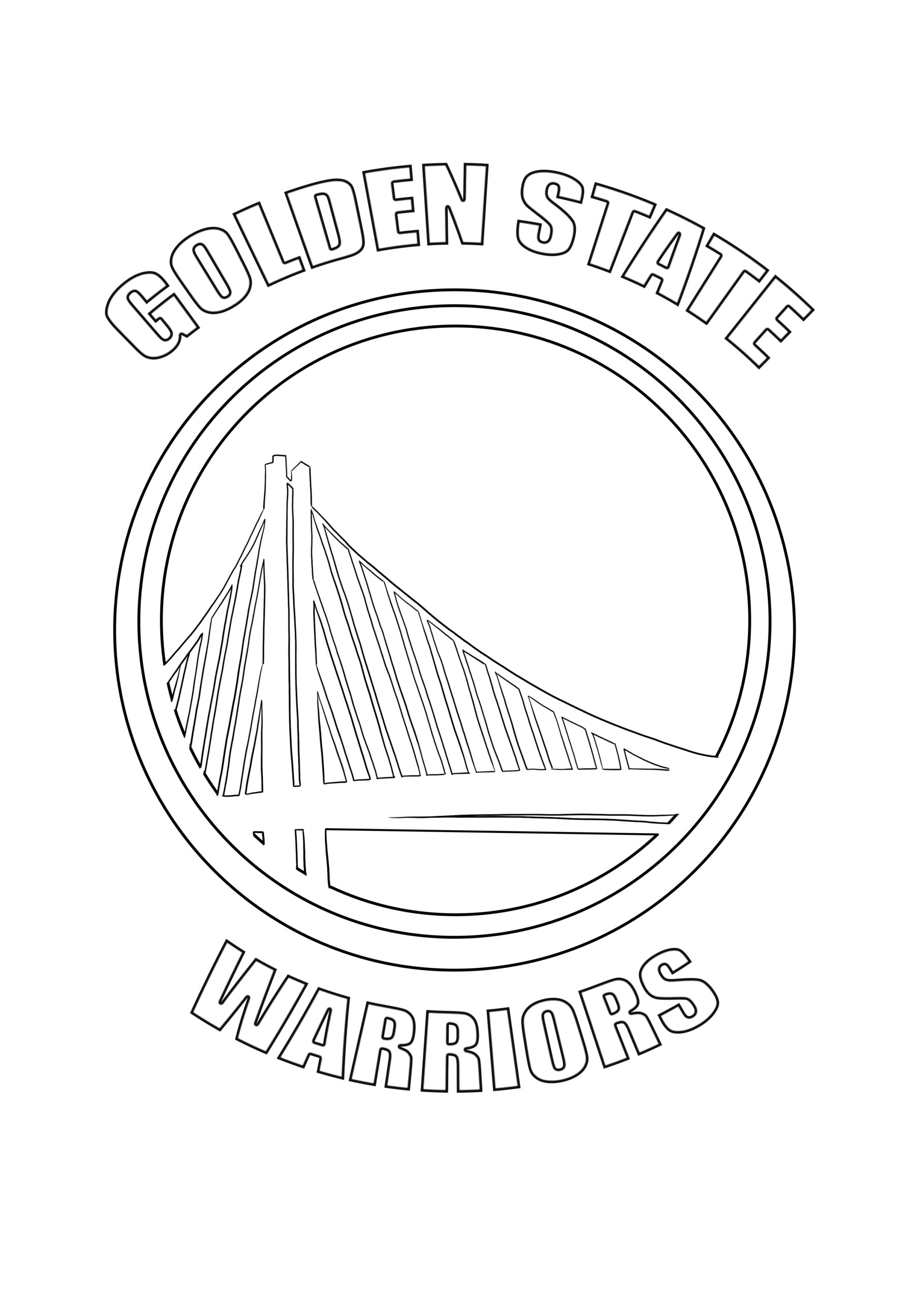 Golden State Warriors Coloring Pages