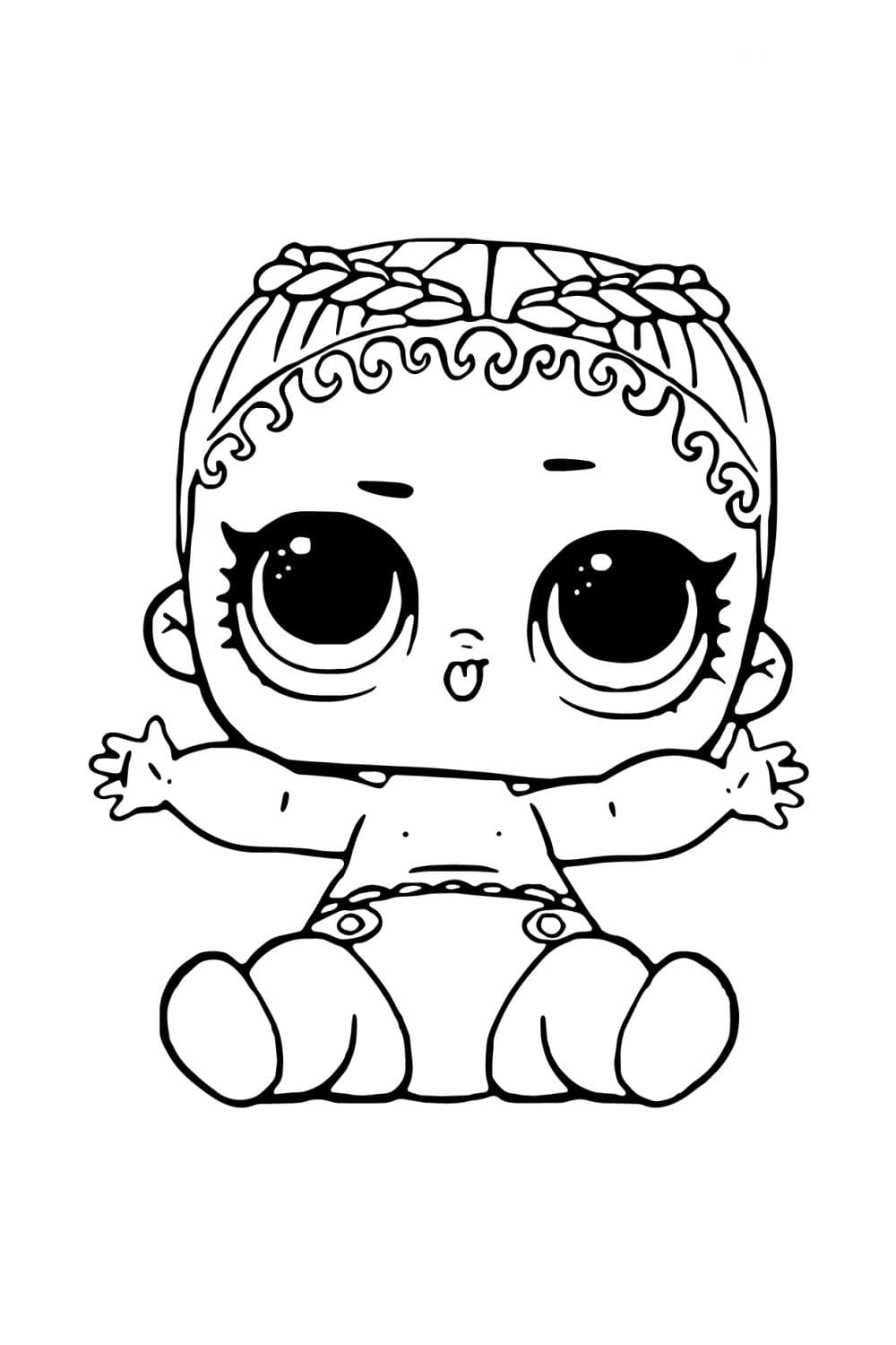 Lol Mermaid Coloring Page